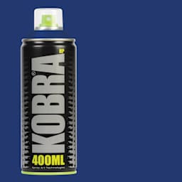 Kobra High Pressure Spray Paint - Zaffiro, 400 ml, Can with swatch