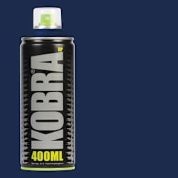 Kobra High Pressure Spray Paint - Notte, 400 ml, Can with swatch
