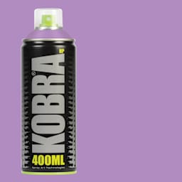 Kobra High Pressure Spray Paint - Lilla, 400 ml, Can with swatch
