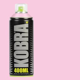 Kobra High Pressure Spray Paint - Pink, 400 ml, Can with swatch
