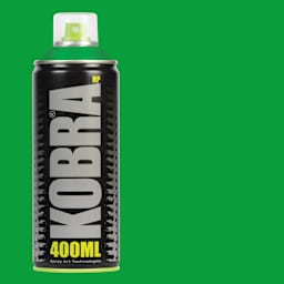 Kobra High Pressure Spray Paint - Bullfrog, 400 ml, Can with swatch