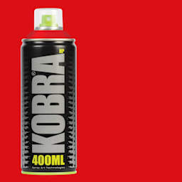 Kobra High Pressure Spray Paint - Kaki, 400 ml, Can with swatch