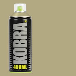 Kobra High Pressure Spray Paint - Bark, 400 ml, Can with swatch