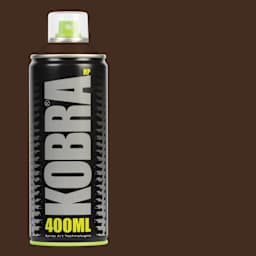 Kobra High Pressure Spray Paint - Burnt Ground, 400 ml, Can with swatch