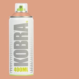 Kobra Low Pressure Spray Paint - Medium Warm, 400 ml, Can with swatch