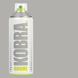 Kobra Low Pressure Spray Paint - Stone, 400 ml, Can with swatch