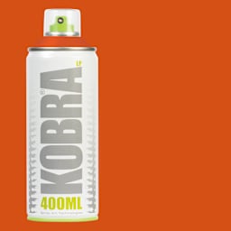 Kobra Low Pressure Spray Paint - Hazzard, 400 ml, Can with swatch