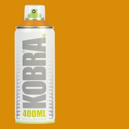 Kobra Low Pressure Spray Paint - Indian, 400 ml, Can with swatch
