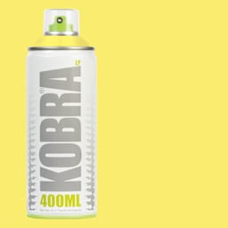 Kobra Low Pressure Spray Paint - Hornet, 400 ml, Can with swatch