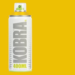 Kobra Low Pressure Spray Paint - Taxi, 400 ml, Can with swatch