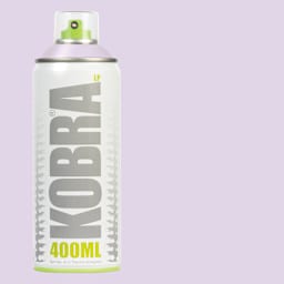 Kobra Low Pressure Spray Paint - Light Violet, 400 ml, Can with swatch