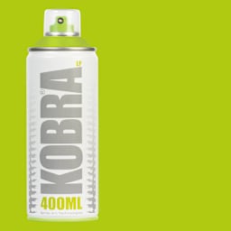 Kobra Low Pressure Spray Paint - Bamboo, 400 ml, Can with swatch