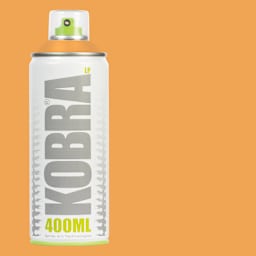 Kobra Low Pressure Spray Paint - Natural Beige, 400 ml, Can with swatch
