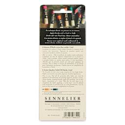 Sennelier Artists' Oil Sticks - Set of 6, Still Life back of package