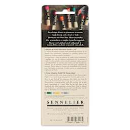 Sennelier Artists' Oil Sticks - Set of 6, Landscape back of package