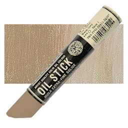 Sennelier Artists' Oil Stick - Warm Grey stick and swatch