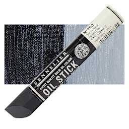 Sennelier Artists' Oil Stick - Payne's Gray 38 ml stick and swatch
