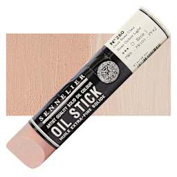 Sennelier Artists' Oil Stick - Rose Ochre Light 96 ml stick and swatch