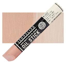 Sennelier Artists' Oil Stick - Rose Ochre Light 38 ml stick and swatch