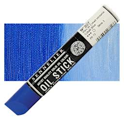 Sennelier Artists' Oil Stick - Cobalt Blue 38 ml stick and swatch