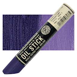 Sennelier Artists' Oil Stick - Dioxazine Light stick and swatch