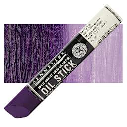 Sennelier Artists' Oil Stick - Manganese Violet 38 ml stick and swatch
