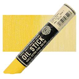 Sennelier Artists' Oil Stick - Golden Brown stick and swatch