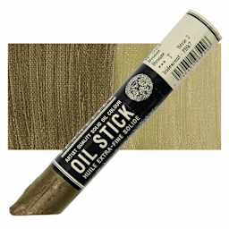 Sennelier Artists' Oil Stick - Bronze stick and swatch