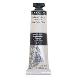 Sennelier Artists' Extra Fine Oil Paint - Titanium White, 40 ml Tube