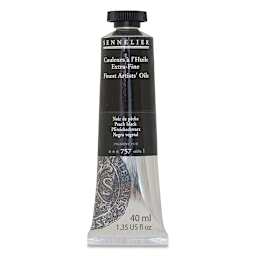 Sennelier Artists' Extra Fine Oil Paint - Peach Black, 40 ml tube