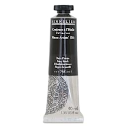 Sennelier Artists' Extra Fine Oil Paint - Ivory Black, 40 ml tube