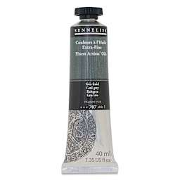 Sennelier Artists' Extra Fine Oil Paint - Cool Gray, 40 ml tube