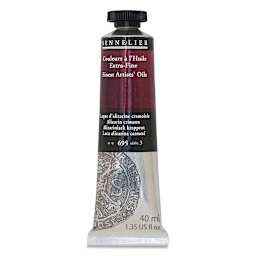 Sennelier Artists' Extra Fine Oil Paint - Alizarin Crimson, 40 ml tube
