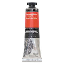 Sennelier Artists' Extra Fine Oil Paint - Cadmium Red Orange Hue, 40 ml tube