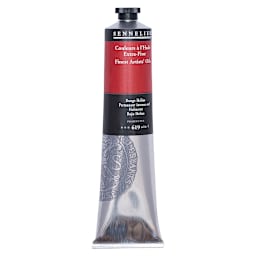 Sennelier Artists' Extra Fine Oil Paint - Permanent Intense Red, 200 ml tube