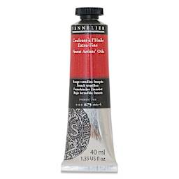 Sennelier Artists' Extra Fine Oil Paint - French Vermilion, 40 ml tube
