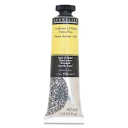 Sennelier Artists' Extra Fine Oil Paint - Nickel Yellow, 40 ml tube