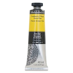 Sennelier Artists' Extra Fine Oil Paint - Lemon Yellow, 40 ml tube