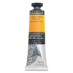 Sennelier Artists' Extra Fine Oil Paint - Cadmium Yellow Deep, 40 ml tube