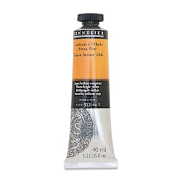 Sennelier Artists' Extra Fine Oil Paint - Warm Bright Yellow, 40 ml tube