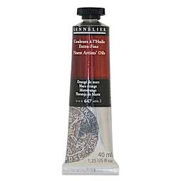Sennelier Artists' Extra Fine Oil Paint - Mars Orange, 40 ml tube