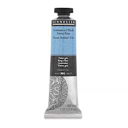 Sennelier Artists' Extra Fine Oil Paint - King's Blue, 40 ml tube
