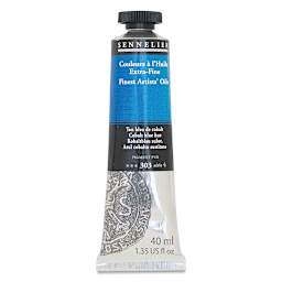 Sennelier Artists' Extra Fine Oil Paint - Cobalt Blue Hue, 40 ml tube
