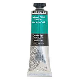 Sennelier Artists' Extra Fine Oil Paint - Turquoise Light, 40 ml tube