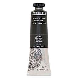 Sennelier Artists' Extra Fine Oil Paint - Olive Green, 40 ml tube