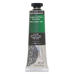 Sennelier Artists' Extra Fine Oil Paint - Phthalo Green Warm, 40 ml tube