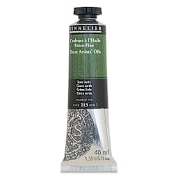 Sennelier Artists' Extra Fine Oil Paint - Green Earth, 40 ml tube