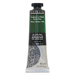 Sennelier Artists' Extra Fine Oil Paint - Cinnabar Green Deep, 40 ml tube