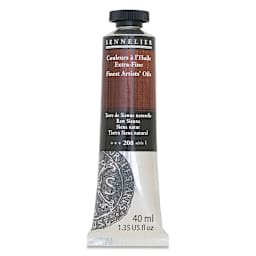 Sennelier Artists' Extra Fine Oil Paint - Raw Sienna, 40 ml tube