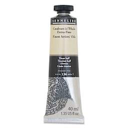 Sennelier Artists' Extra Fine Oil Paint - Titanium Buff, 40 ml tube